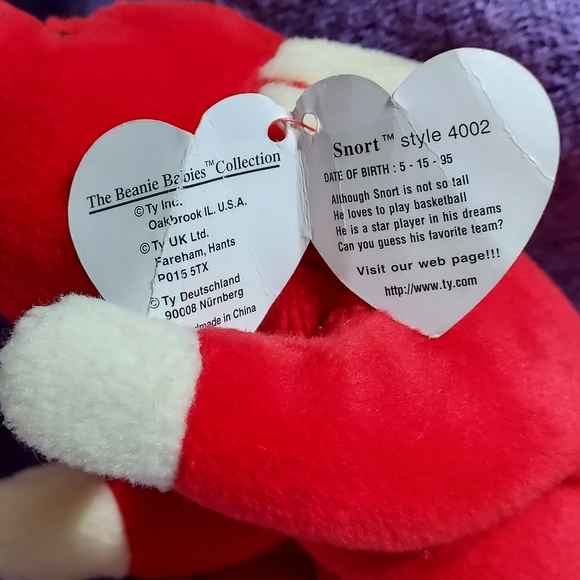 Ty Beanie Babies Snort The Red Bull - Picture 5 of 10